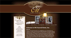 Desktop Screenshot of ottfuneralhome.com